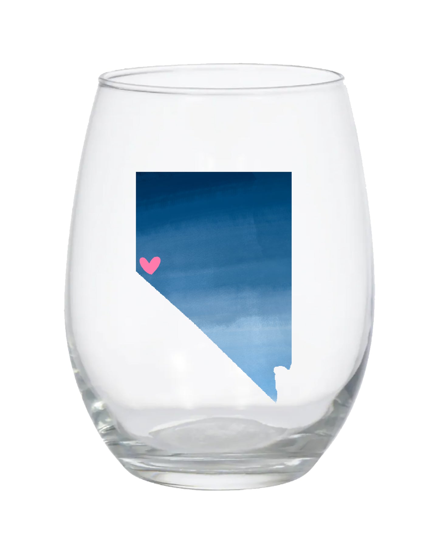 Nevada Ombre Stemless Wine Glass