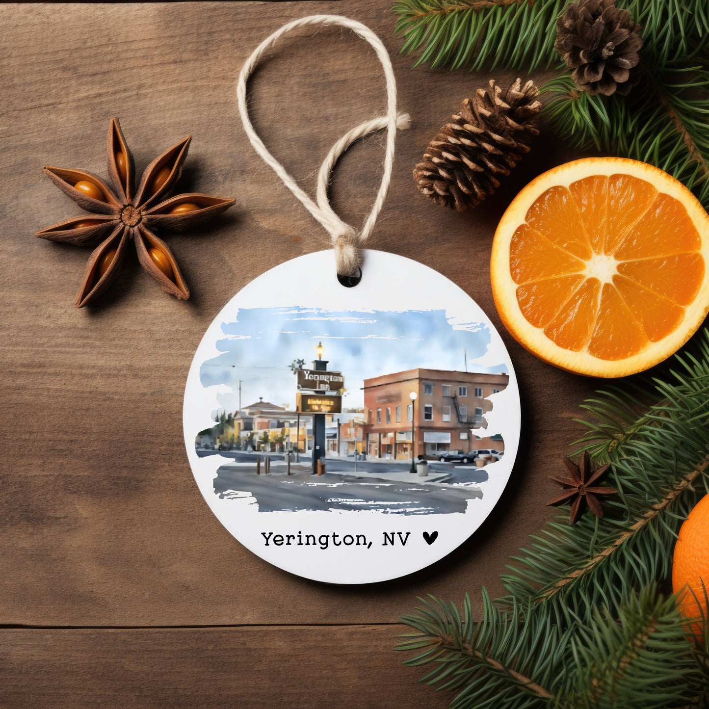Yerington Nevada Photo Ornament
