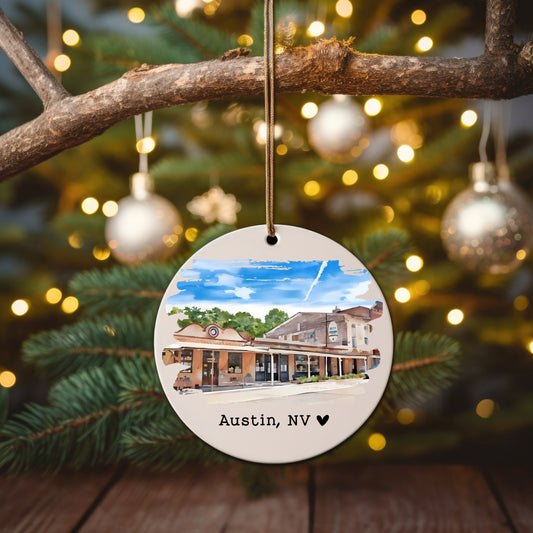 Austin Nevada Photo Ornament