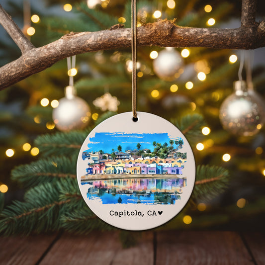 Capitola California Photo Ornament