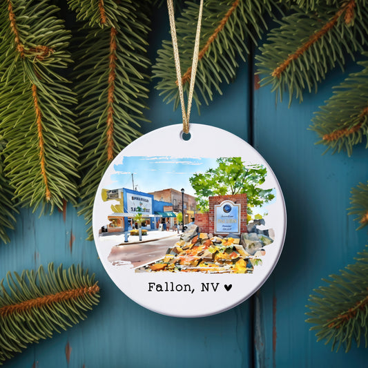 Fallon Nevada Photo Ornament