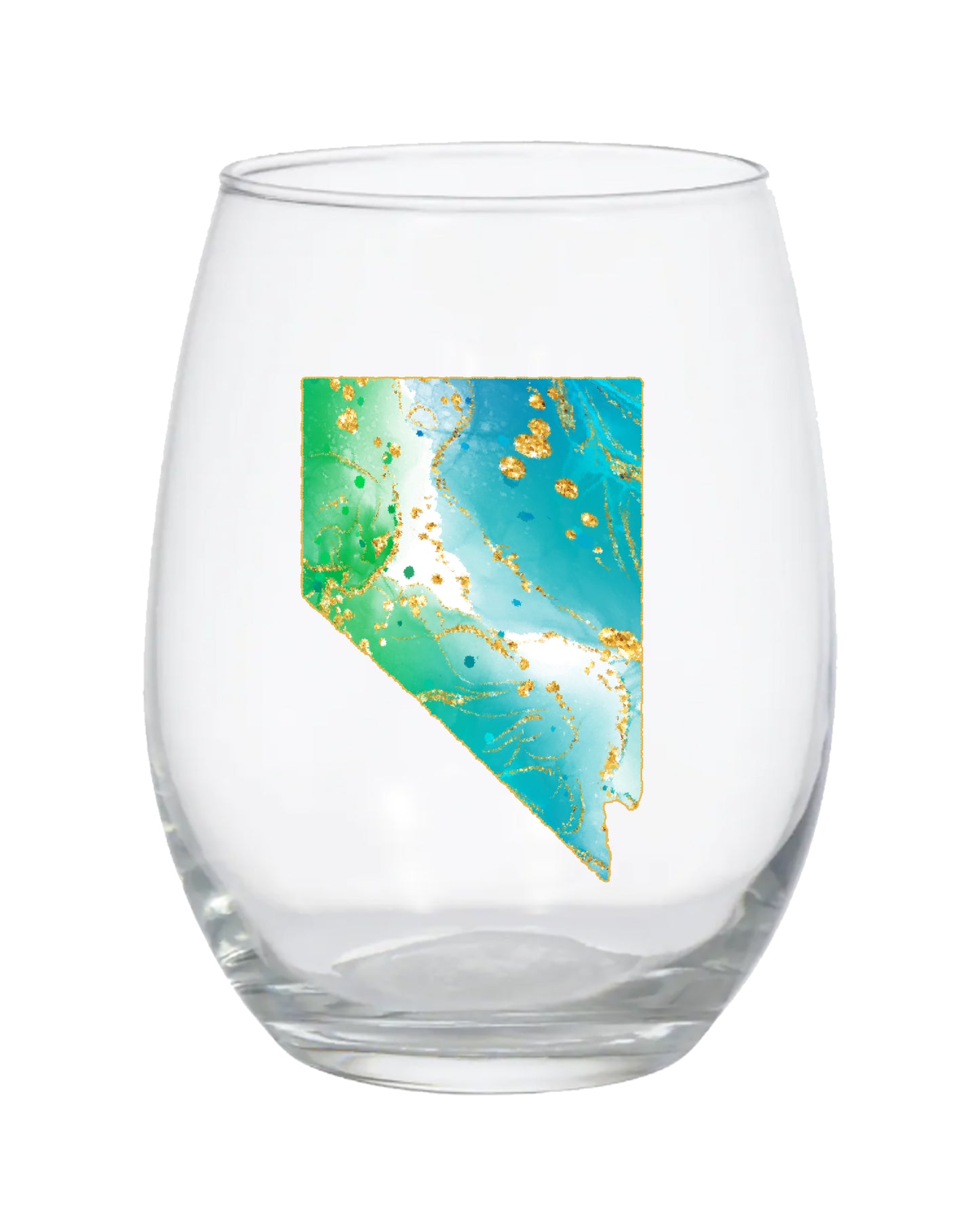 Nevada Marble Stemless Wine Glass
