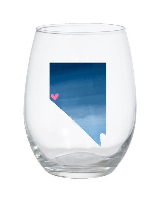 Nevada Ombre Stemless Wine Glass