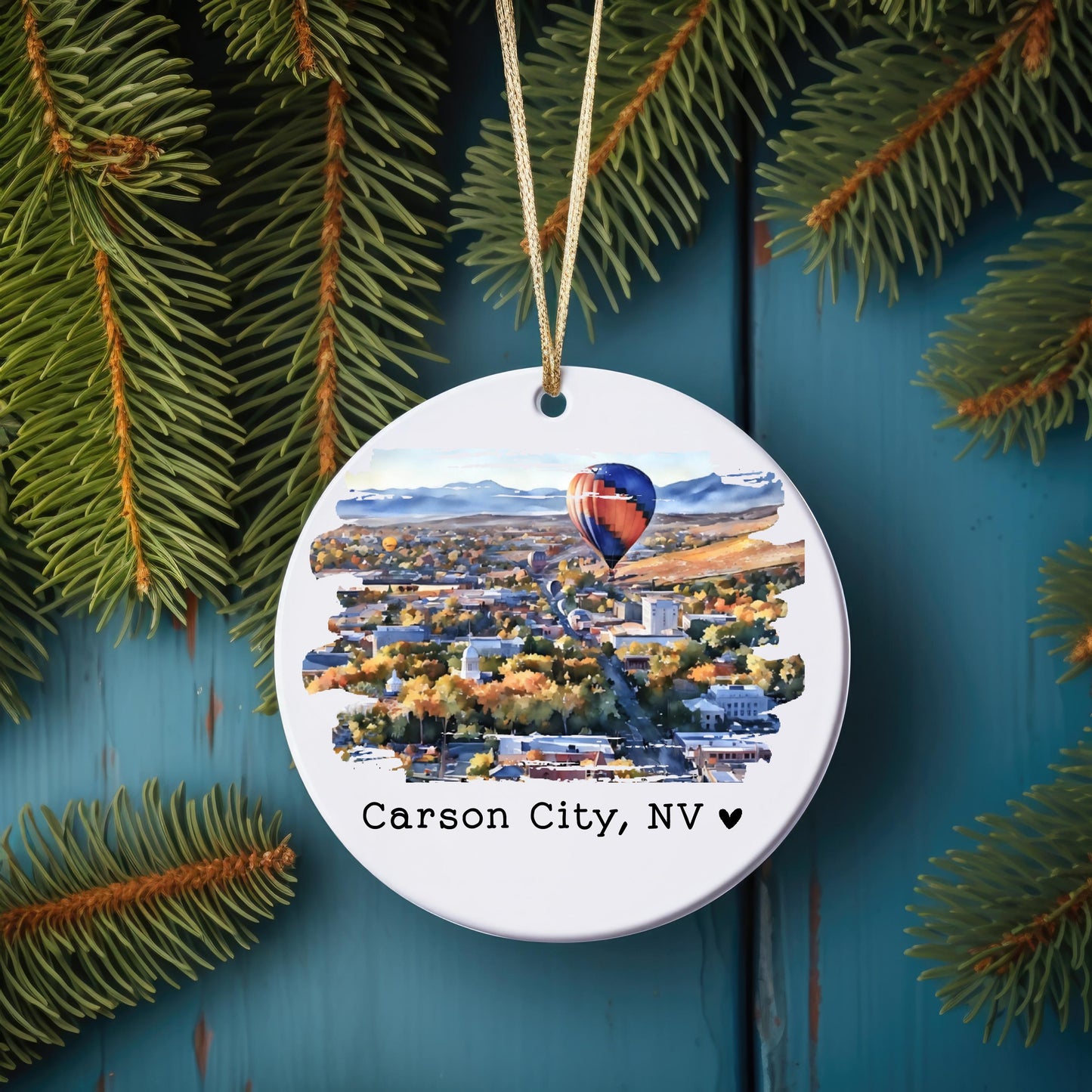 Carson City Nevada Ornament